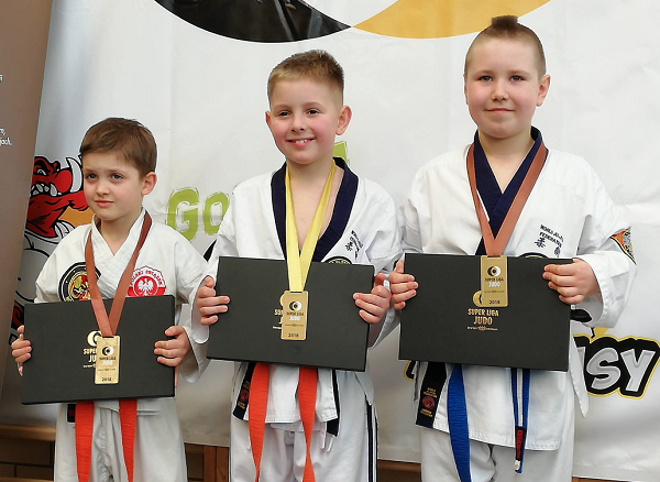 Medaliści JOJJ z zawodów Super Ligi Judo